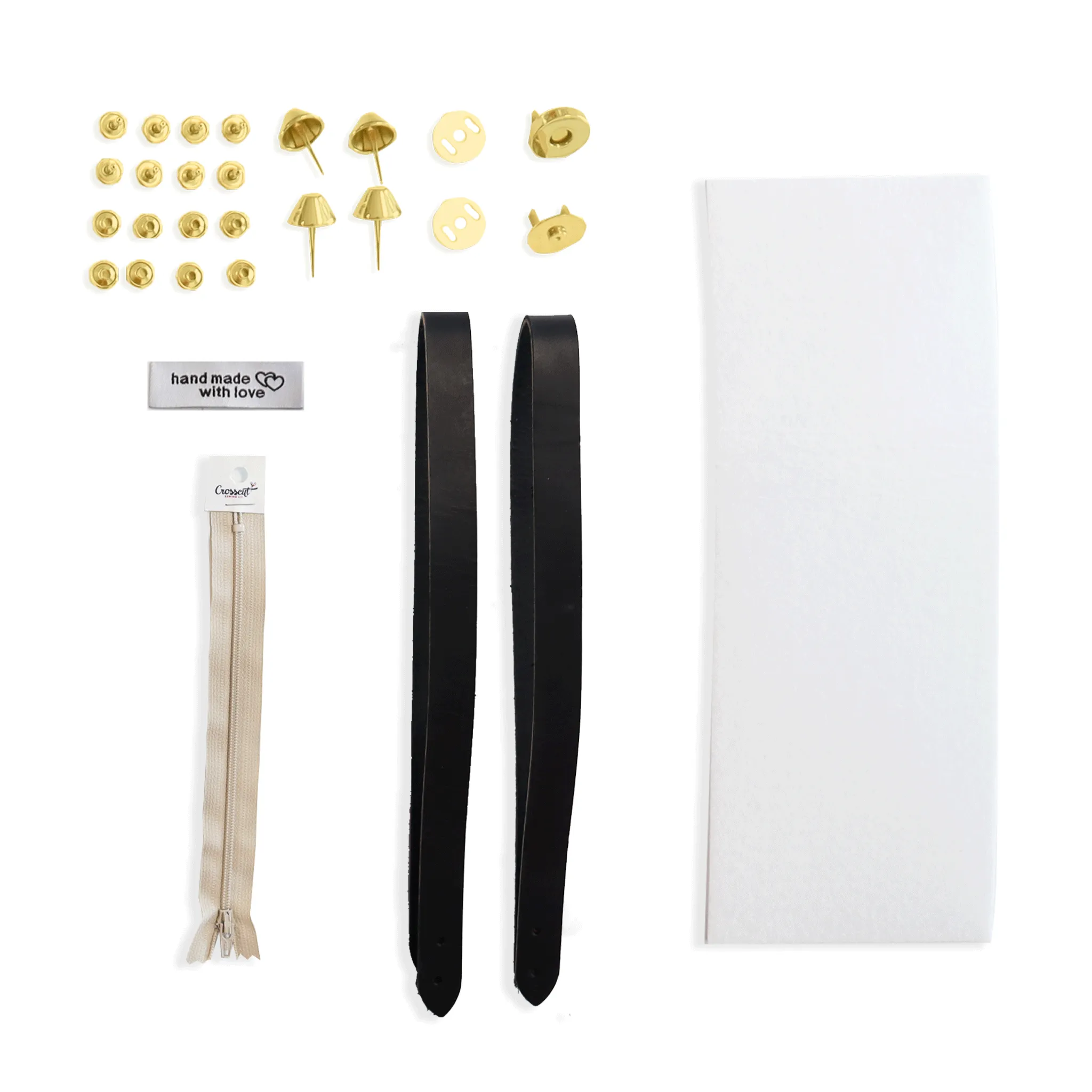 Lincoln Tote Leather Handles & Hardware Kit