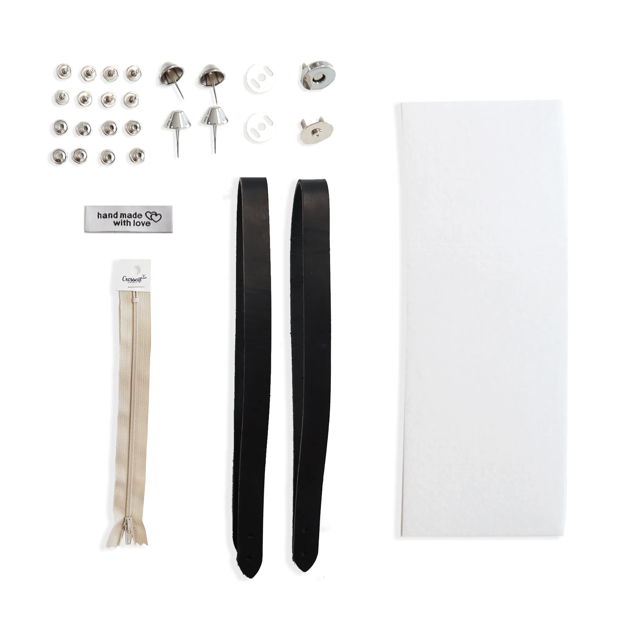 Lincoln Tote Leather Handles & Hardware Kit