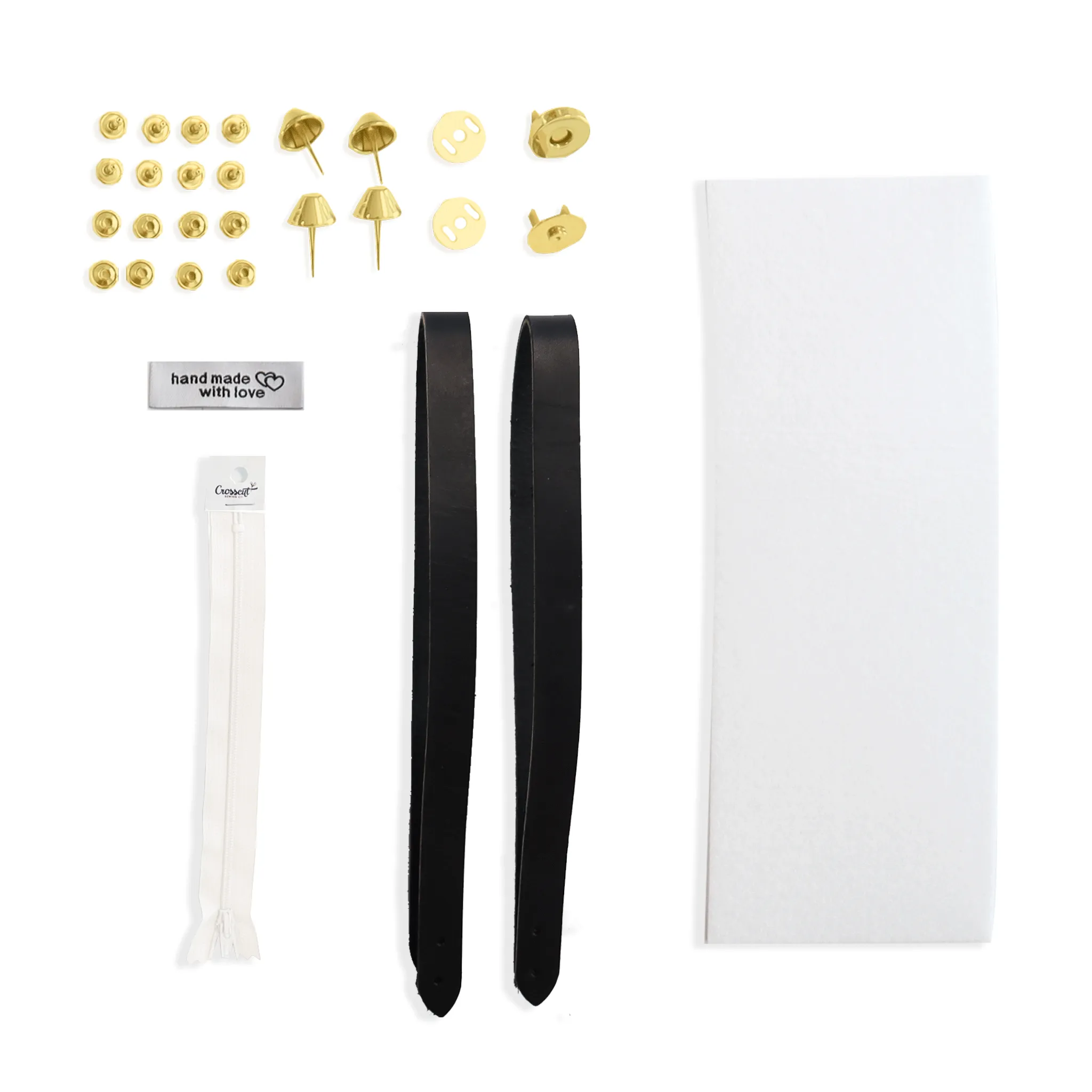 Lincoln Tote Leather Handles & Hardware Kit