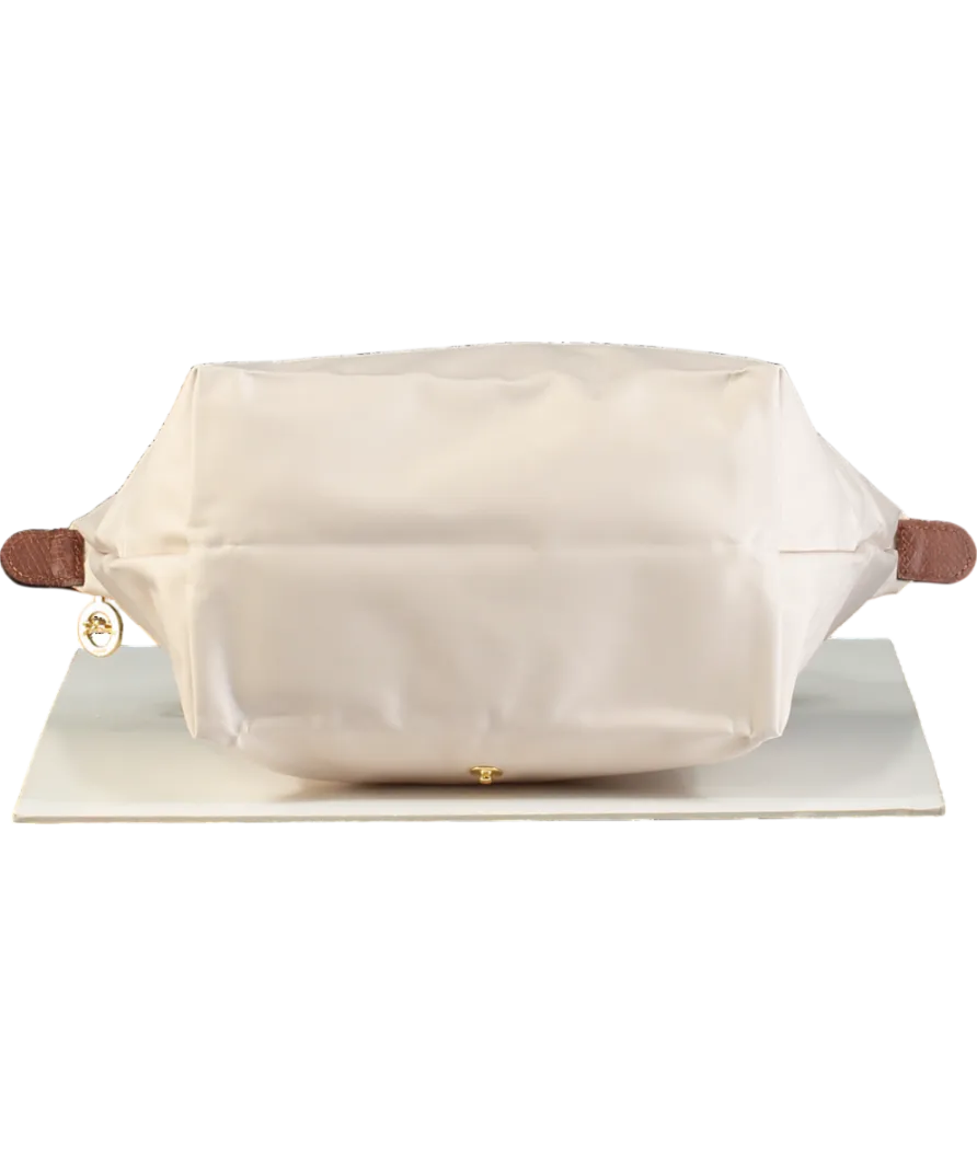 Longchamp Cream Le Pliage Original Pouch Bag UK S