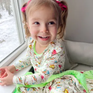 Love Birdees Long Sleeve Pajama Set (2T-12Y)