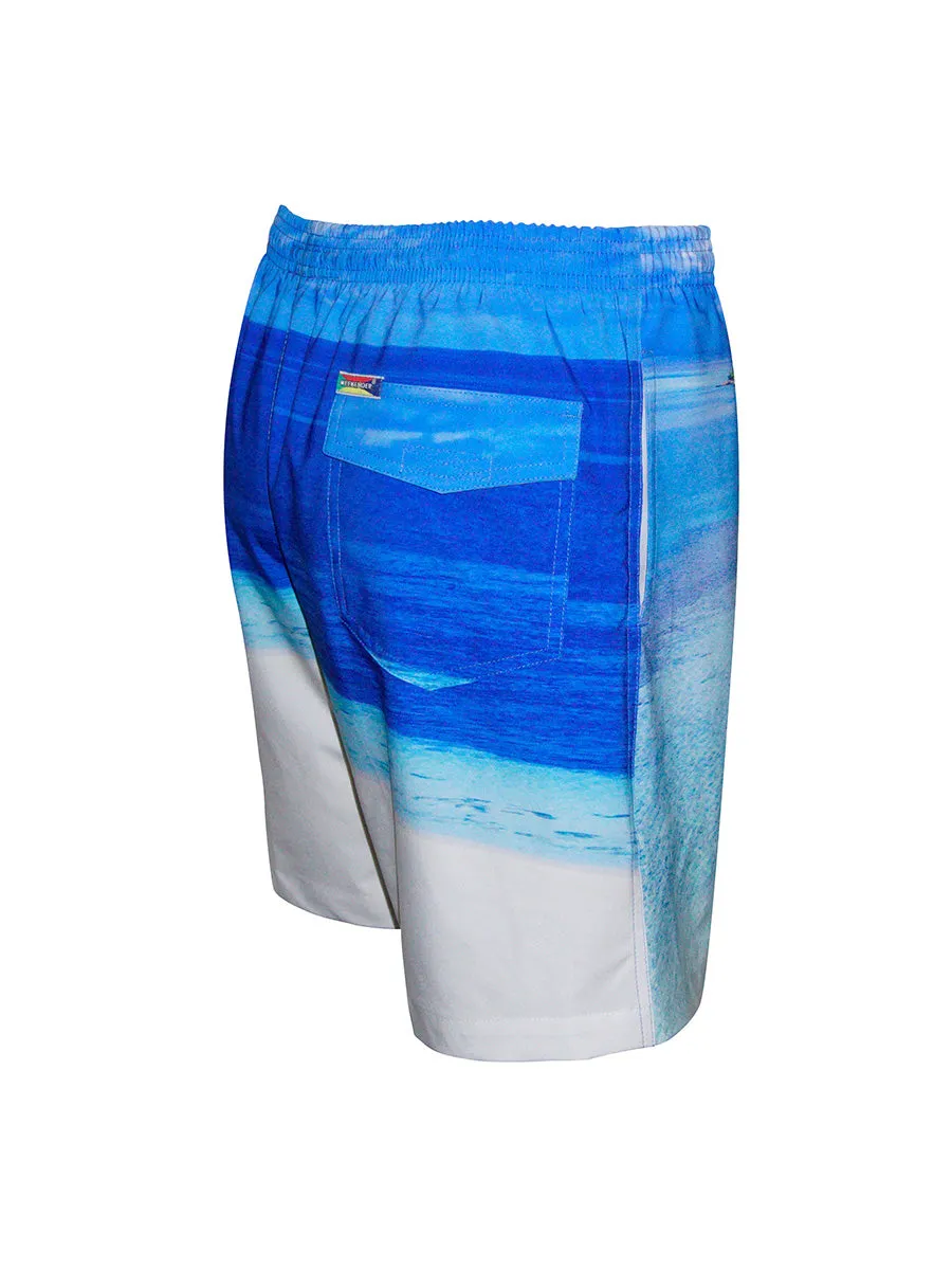 Men's Print Swim Trunk - Beach Day