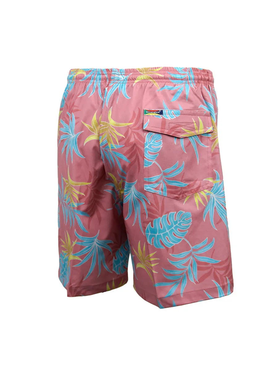 Men's Print Swim Trunk - Birds of Paradise