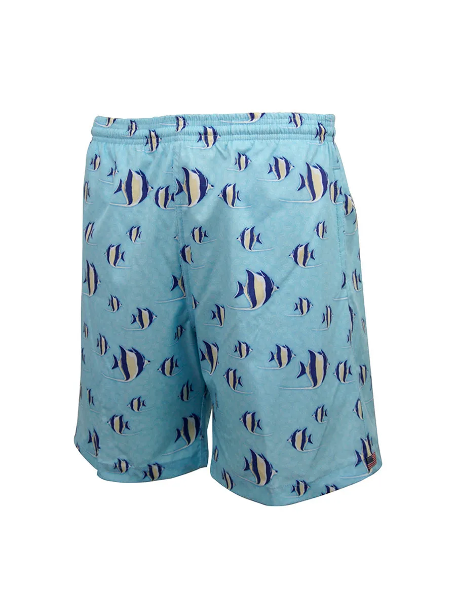 Men's Print Swim Trunk - Tropic Fish
