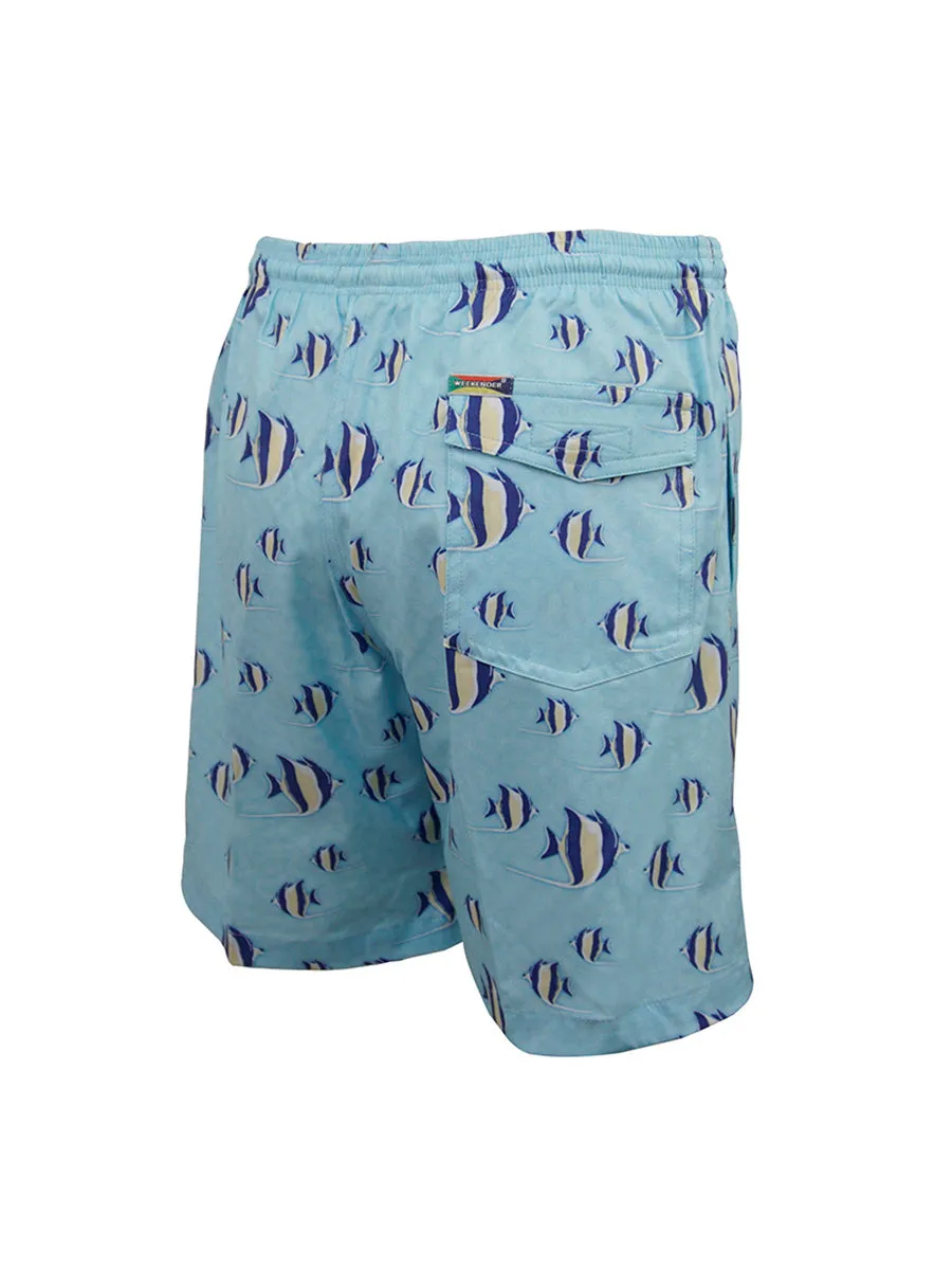 Men's Print Swim Trunk - Tropic Fish