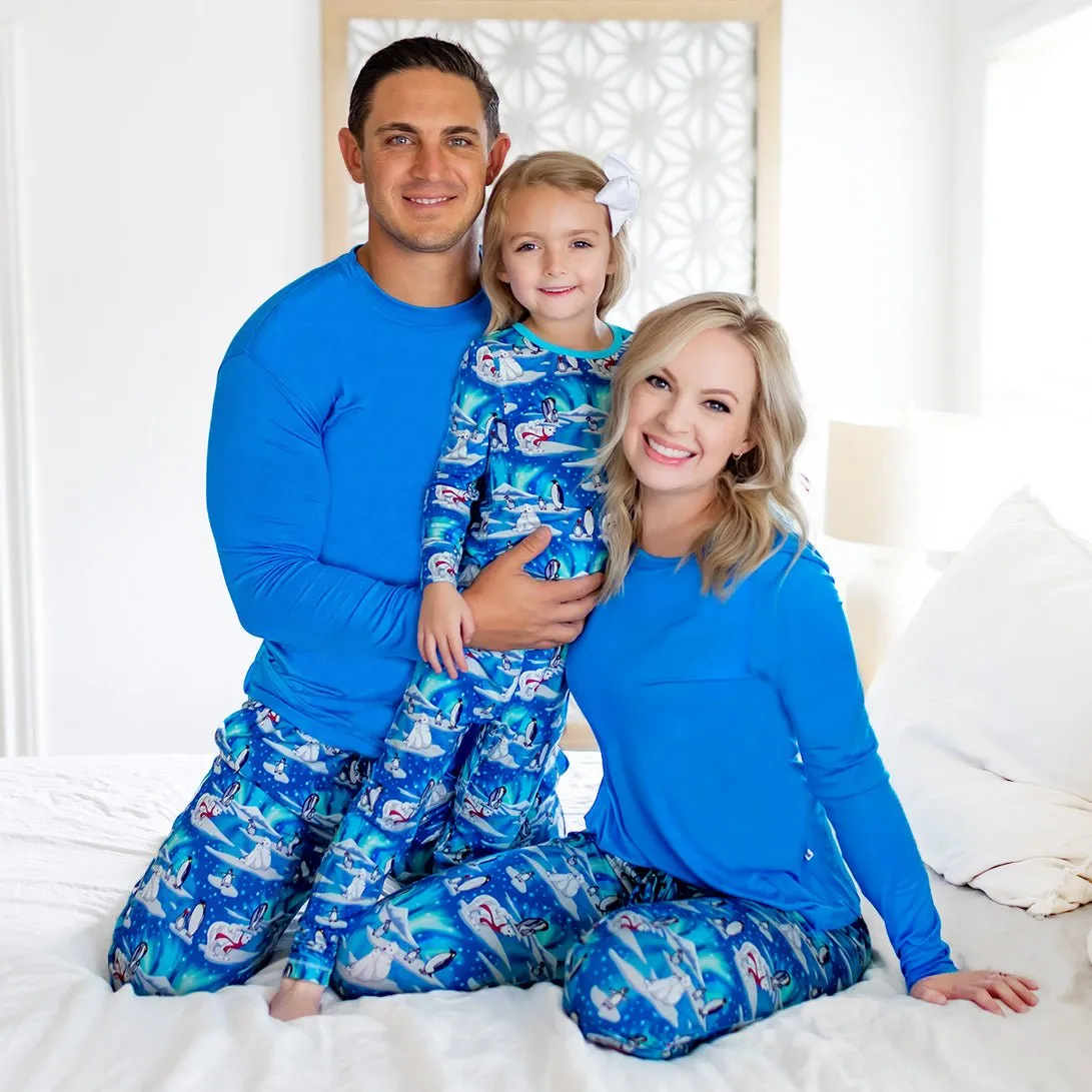 Northern Lights, Polar Bears & Penguins Long Sleeve Pajama Set (12M-12Y)