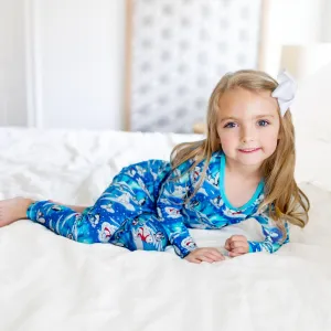 Northern Lights, Polar Bears & Penguins Long Sleeve Pajama Set (12M-12Y)