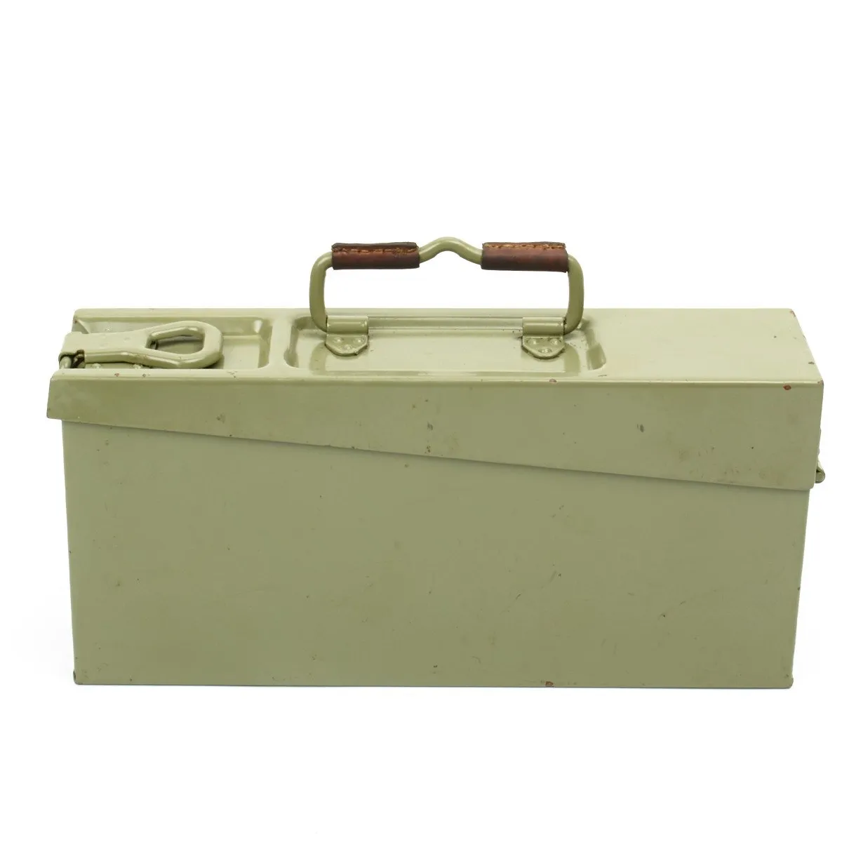 Original German MG 34/42 Ammunition Can in Postwar Green- Unmarked