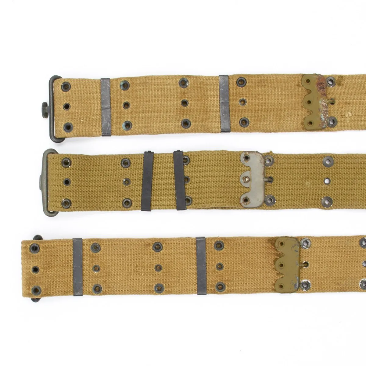 Original U.S. WWII M1936 Web Pistol Belt - Clear WWII Dates