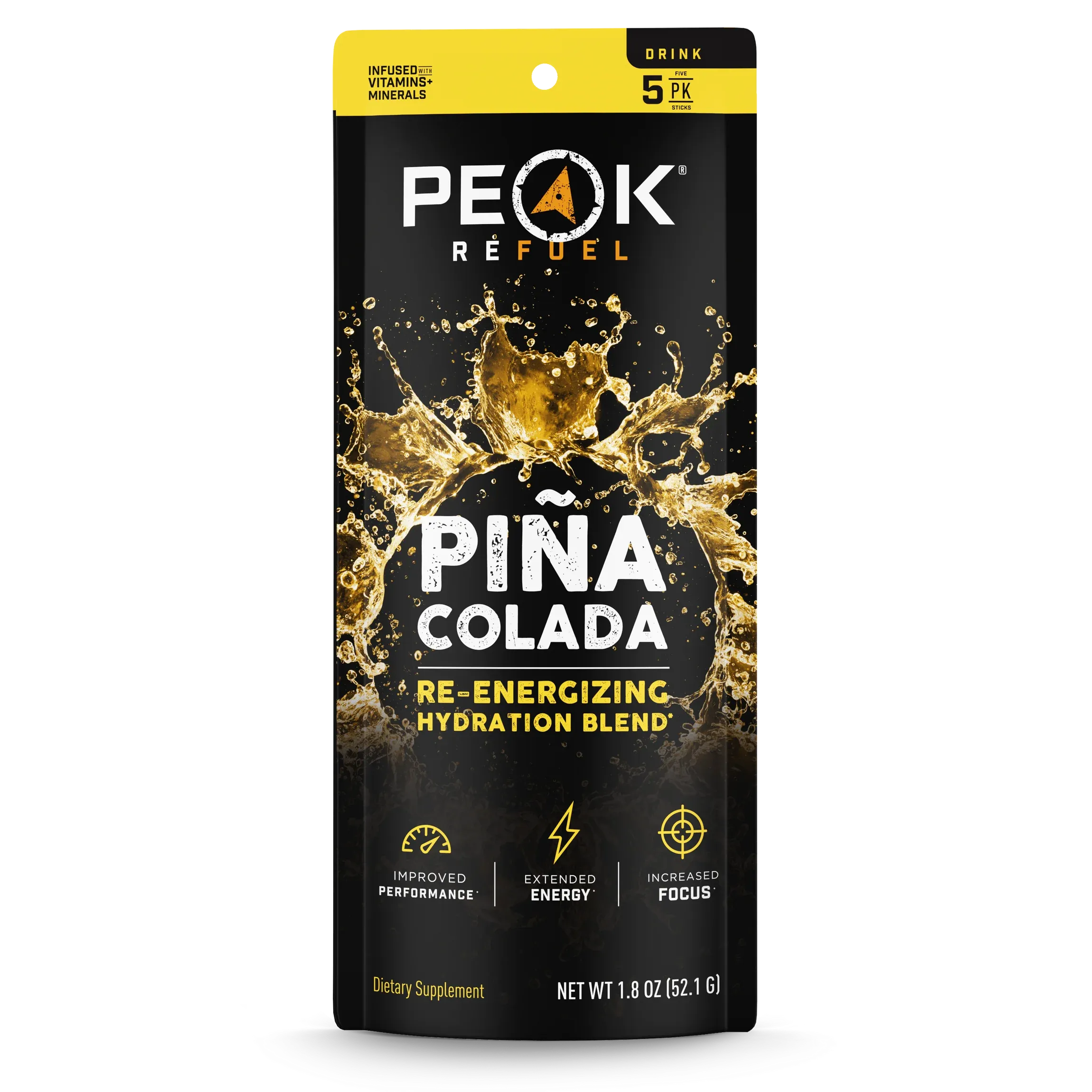 PEAK REFUEL RE-ENERGIZING DRINK STICK 5 PACK