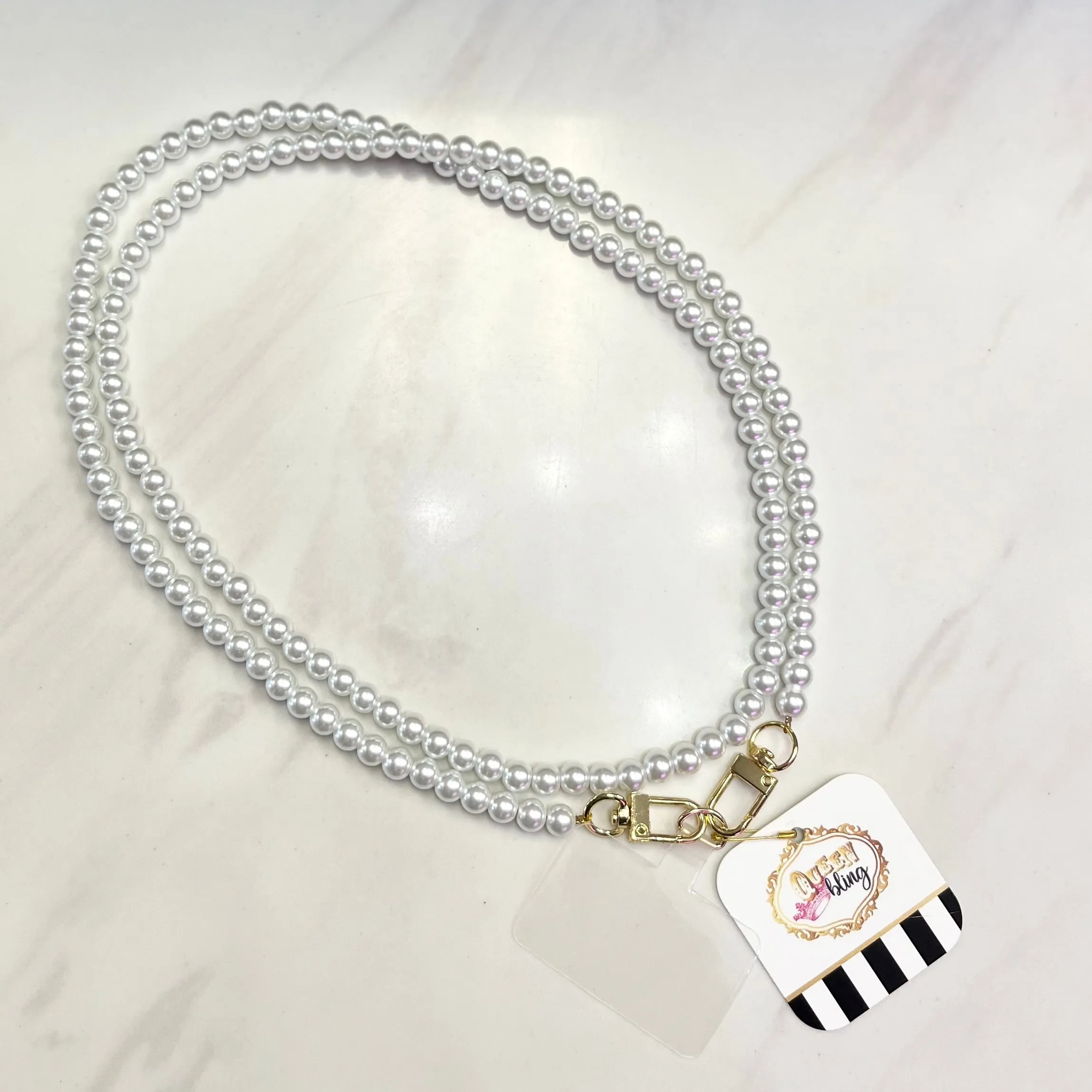 Pearl Crossbody Phone Lanyard
