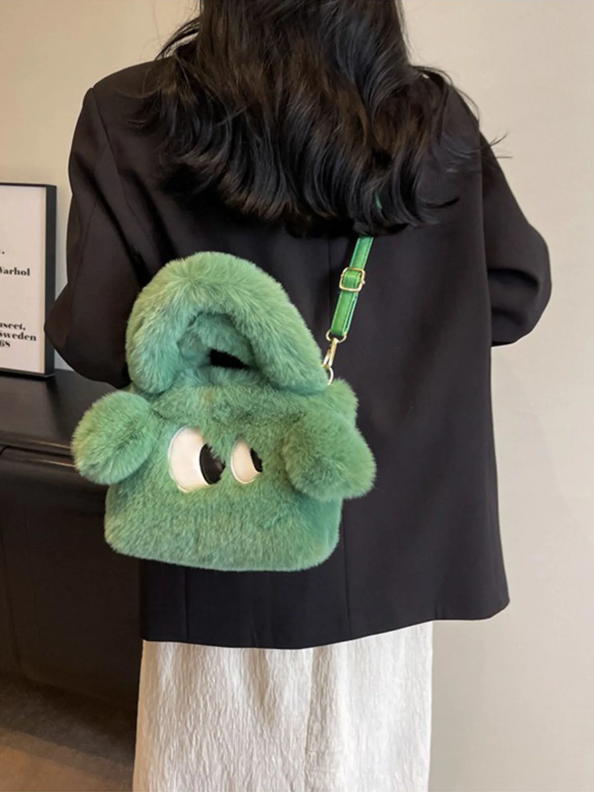 Plush Crossbody Bag