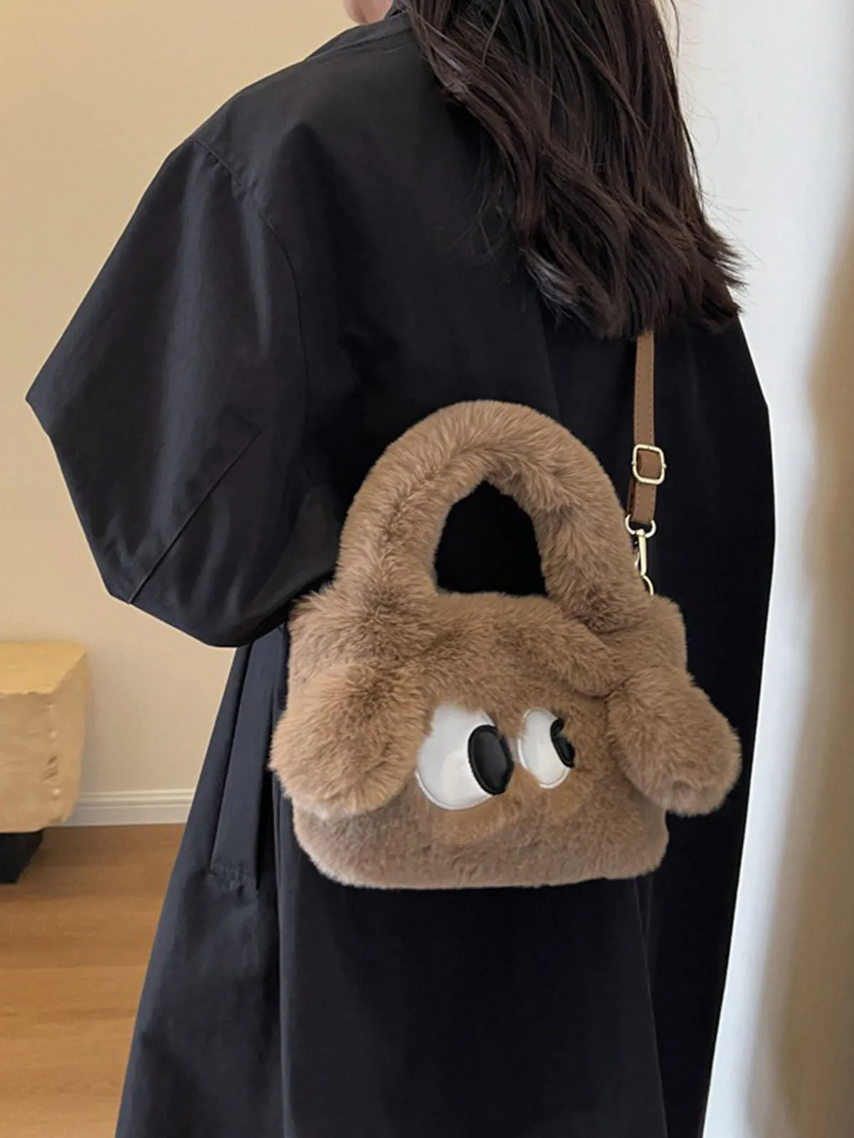 Plush Crossbody Bag