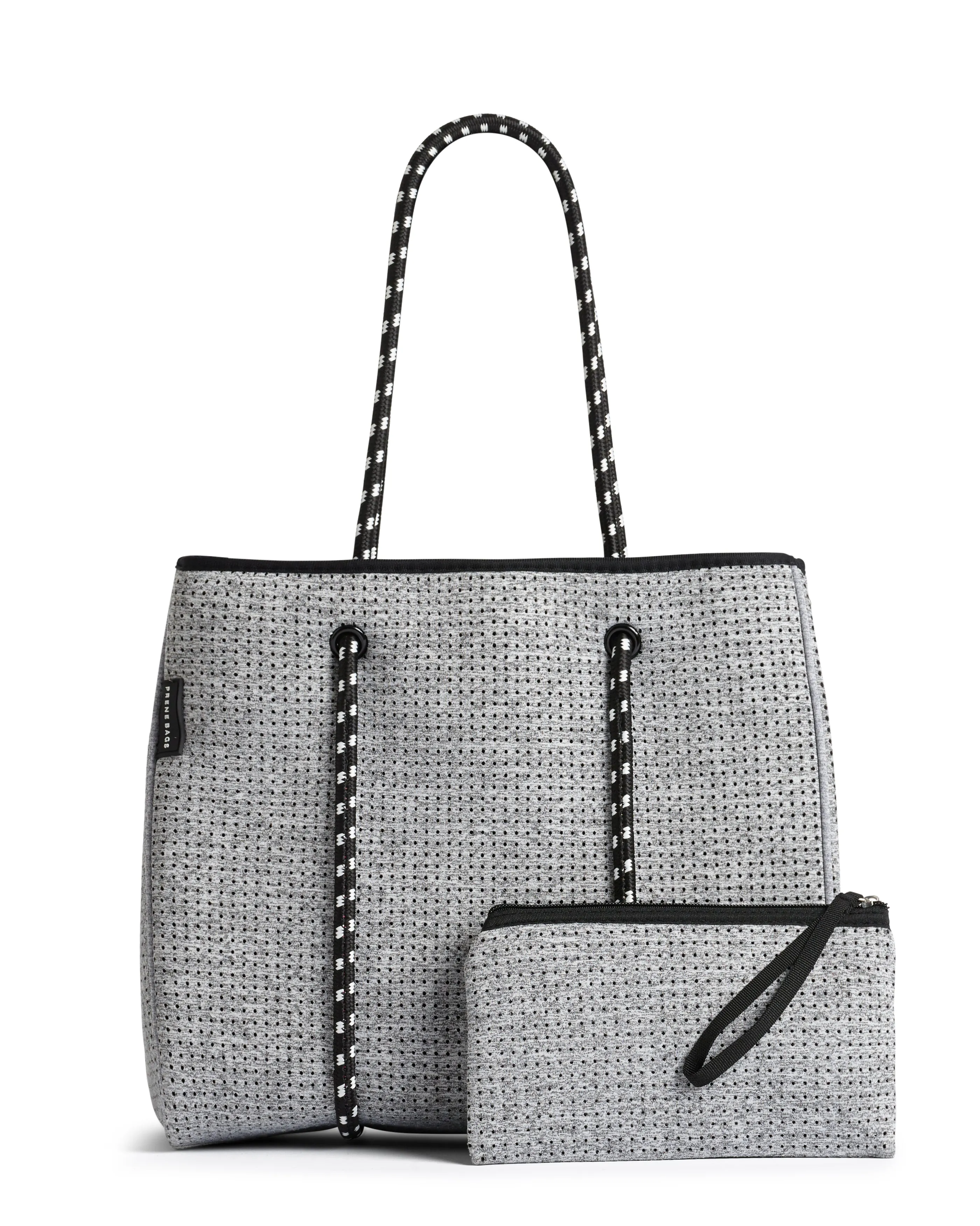 Prene The Portsea  Light Grey Marle Neoprene Tote Bag