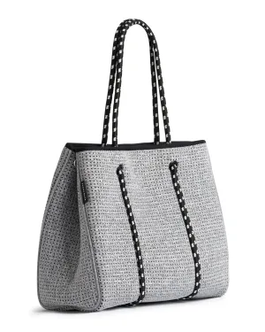 Prene The Portsea  Light Grey Marle Neoprene Tote Bag