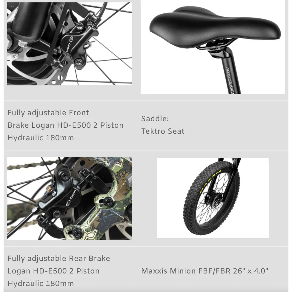 RAMBO Krusader 500 X2WD Electric Bike