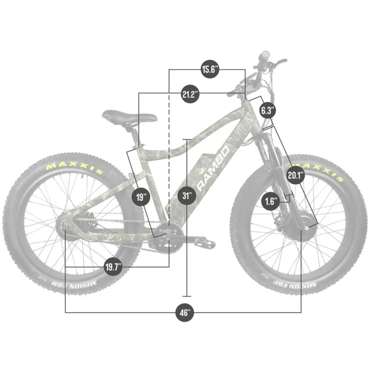 RAMBO Krusader 500 X2WD Electric Bike