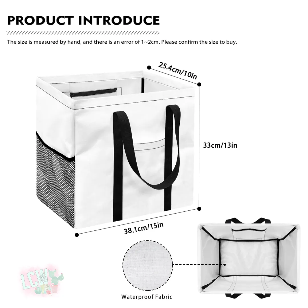 Ready To Ship - Sky Swirl Collapsible Tote