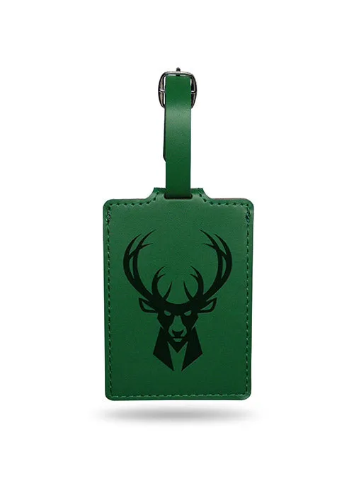 Rico Suede Icon Milwaukee Bucks Luggage Tag