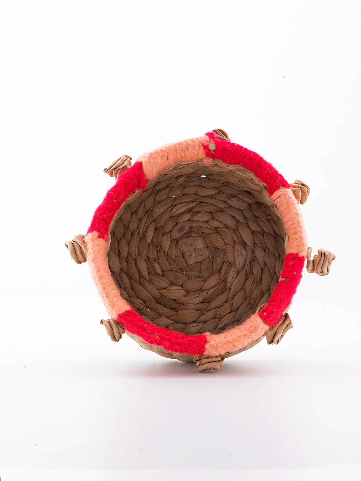 Round Embroidered Bull Rush  Organiser