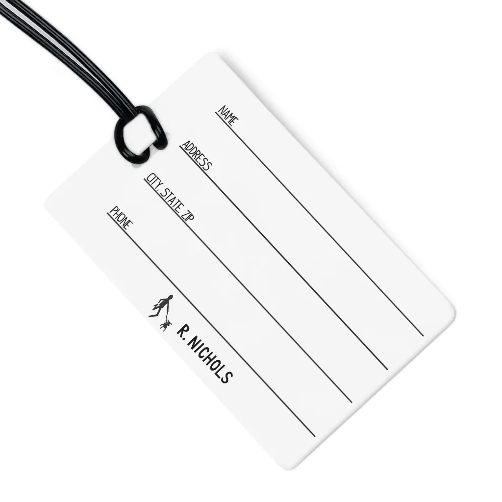 Soccer Ball Luggage Tag
