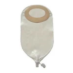 Special Nu-Flex Adult Post-Op Drain Pouch Pre-Cut 7/8" x 1-1/4" with Barrier, Roll-Up, Deep Convex
