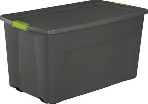 Sterilite 19483V04 Wheeled Tote, Plastic, Gray, 36-5/8 in L, 21 in W, 19-1/2 in H :EA: QUANTITY: 4