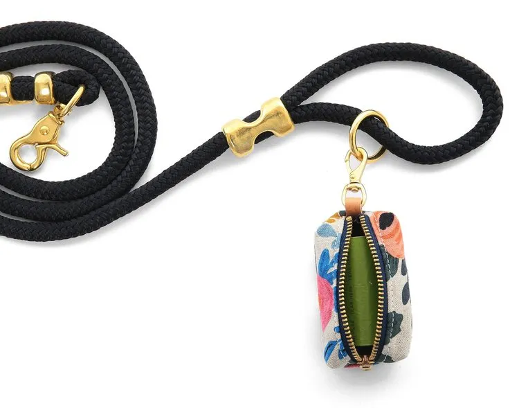 THE FOGGY DOG | Rifle Paper Co. Boho Birds Rosa Leash Bag