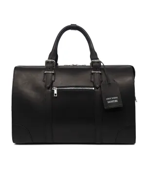 The Viaggio Leather Duffel (Nero)
