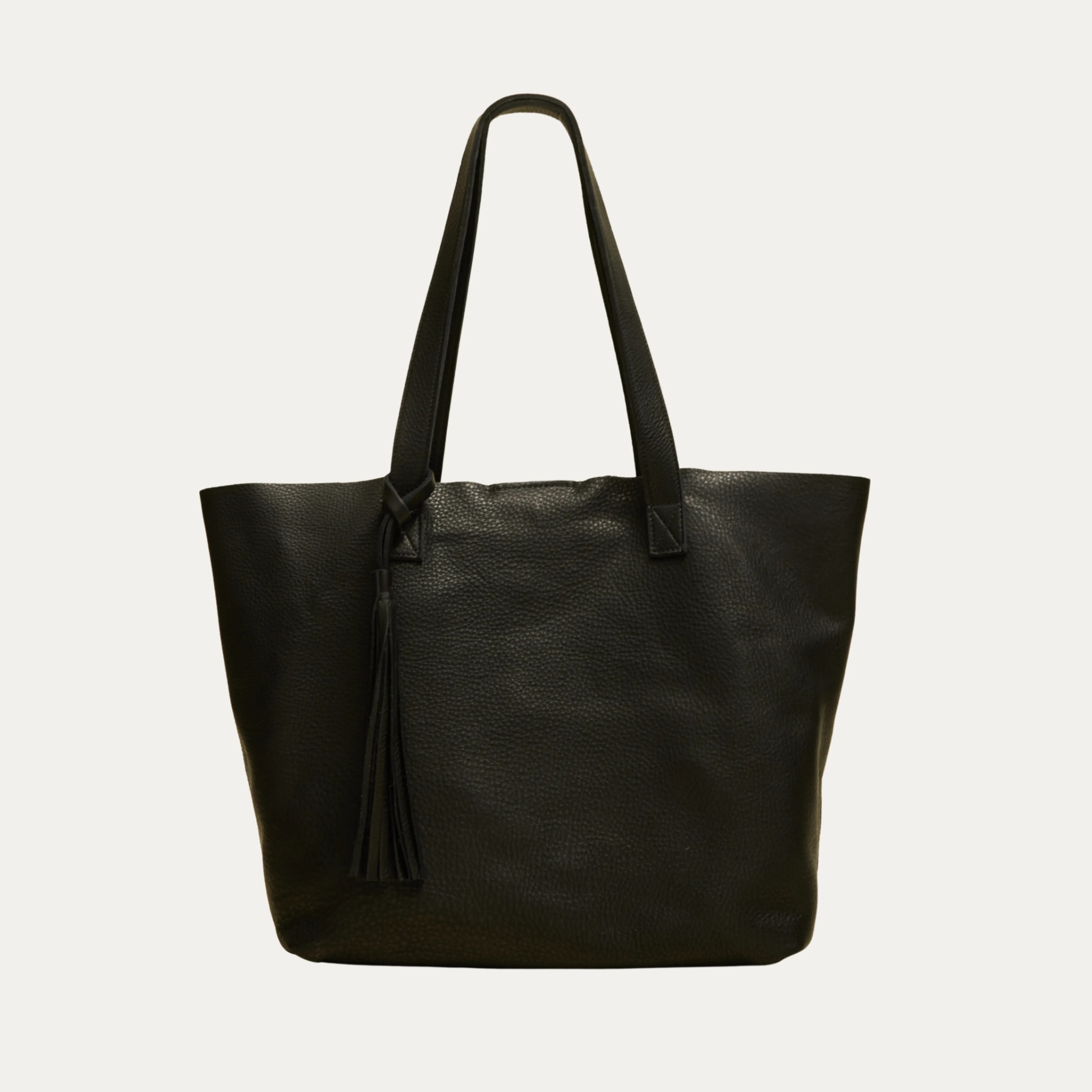 Tote Bag | Black Leather