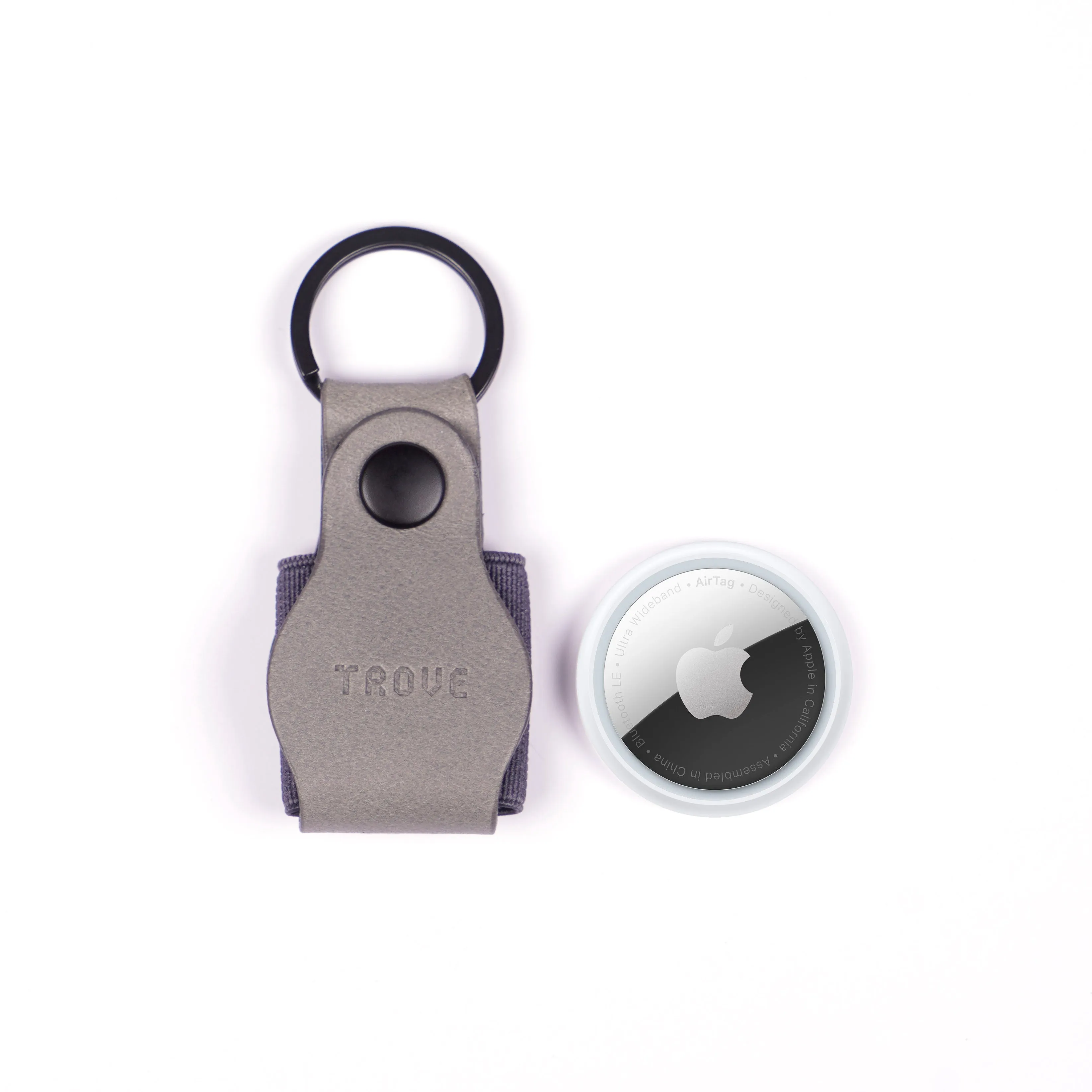 TROVE Tag Tote: Grey Leather