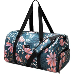 Women's Large Duffel - Weekender Bag with Shoe Pocket - Travel Bag